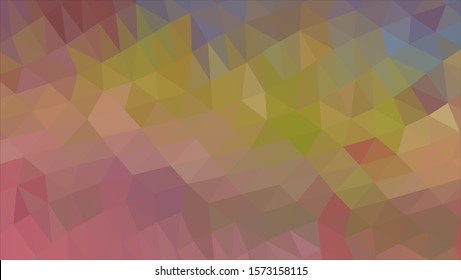 Geometric design. Colorful gradient mosaic background. Geometric triangle, mosaic, abstract background. Mosaic, color background. Mosaic texture. The effect of stained glass. EPS 10 Vector