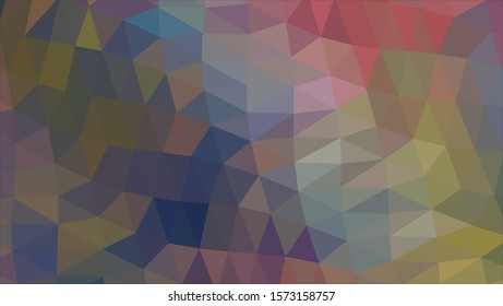 Geometric design. Colorful gradient mosaic background. Geometric triangle, mosaic, abstract background. Mosaic, color background. Mosaic texture. The effect of stained glass. EPS 10 Vector