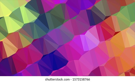 Geometric design. Colorful gradient mosaic background. Geometric triangle, mosaic, abstract background. Mosaic, color background. Mosaic texture. The effect of stained glass. EPS 10 Vector