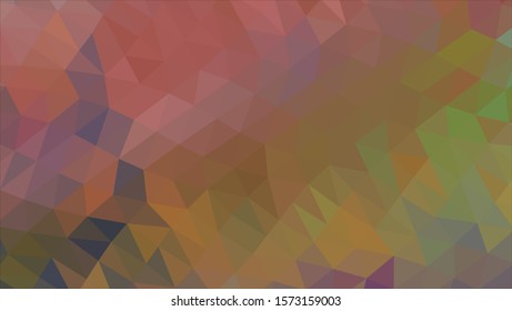 Geometric design. Colorful gradient mosaic background. Geometric triangle, mosaic, abstract background. Mosaic, color background. Mosaic texture. The effect of stained glass. EPS 10 Vector