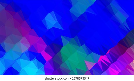 Geometric design. Colorful gradient mosaic background. Geometric triangle, mosaic, abstract background. Mosaic, color background. Mosaic texture. The effect of stained glass. EPS 10 Vector