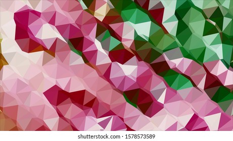 Geometric design. Colorful gradient mosaic background. Geometric triangle, mosaic, abstract background. Mosaic, color background. Mosaic texture. The effect of stained glass. EPS 10 Vector