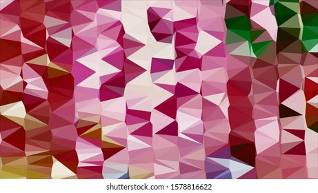 Geometric design. Colorful gradient mosaic background. Geometric triangle, mosaic, abstract background. Mosaic, color background. Mosaic texture. The effect of stained glass. EPS 10 Vector