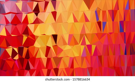 Geometric design. Colorful gradient mosaic background. Geometric triangle, mosaic, abstract background. Mosaic, color background. Mosaic texture. The effect of stained glass. EPS 10 Vector