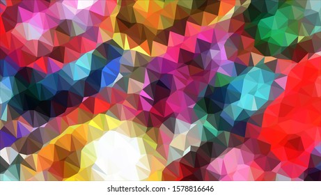 Geometric design. Colorful gradient mosaic background. Geometric triangle, mosaic, abstract background. Mosaic, color background. Mosaic texture. The effect of stained glass. EPS 10 Vector