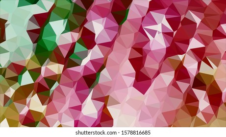 Geometric design. Colorful gradient mosaic background. Geometric triangle, mosaic, abstract background. Mosaic, color background. Mosaic texture. The effect of stained glass. EPS 10 Vector