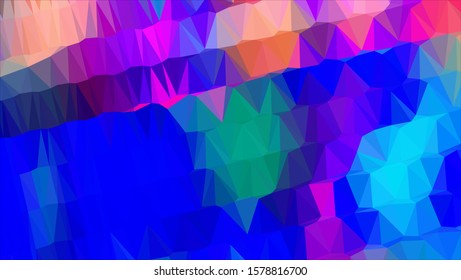 Geometric design. Colorful gradient mosaic background. Geometric triangle, mosaic, abstract background. Mosaic, color background. Mosaic texture. The effect of stained glass. EPS 10 Vector