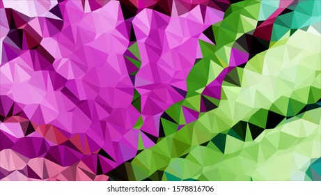 Geometric design. Colorful gradient mosaic background. Geometric triangle, mosaic, abstract background. Mosaic, color background. Mosaic texture. The effect of stained glass. EPS 10 Vector