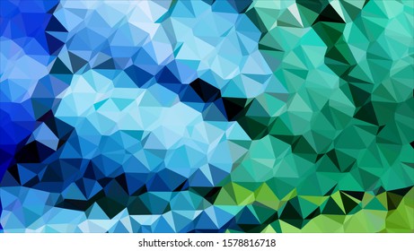 Geometric design. Colorful gradient mosaic background. Geometric triangle, mosaic, abstract background. Mosaic, color background. Mosaic texture. The effect of stained glass. EPS 10 Vector