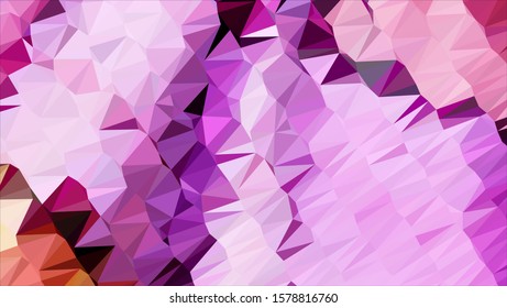 Geometric design. Colorful gradient mosaic background. Geometric triangle, mosaic, abstract background. Mosaic, color background. Mosaic texture. The effect of stained glass. EPS 10 Vector