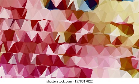 Geometric design. Colorful gradient mosaic background. Geometric triangle, mosaic, abstract background. Mosaic, color background. Mosaic texture. The effect of stained glass. EPS 10 Vector