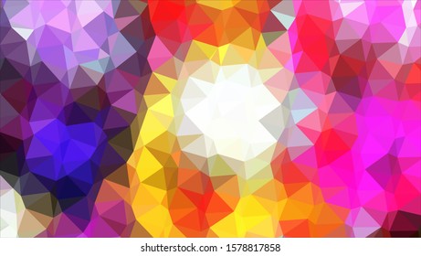 Geometric design. Colorful gradient mosaic background. Geometric triangle, mosaic, abstract background. Mosaic, color background. Mosaic texture. The effect of stained glass. EPS 10 Vector
