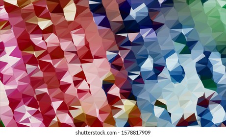 Geometric design. Colorful gradient mosaic background. Geometric triangle, mosaic, abstract background. Mosaic, color background. Mosaic texture. The effect of stained glass. EPS 10 Vector