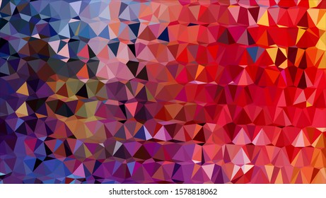 Geometric design. Colorful gradient mosaic background. Geometric triangle, mosaic, abstract background. Mosaic, color background. Mosaic texture. The effect of stained glass. EPS 10 Vector