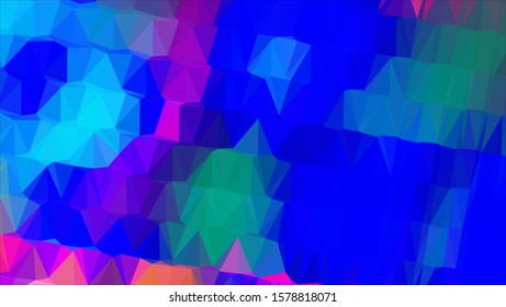 Geometric design. Colorful gradient mosaic background. Geometric triangle, mosaic, abstract background. Mosaic, color background. Mosaic texture. The effect of stained glass. EPS 10 Vector