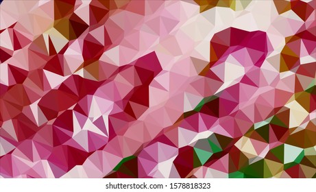 Geometric design. Colorful gradient mosaic background. Geometric triangle, mosaic, abstract background. Mosaic, color background. Mosaic texture. The effect of stained glass. EPS 10 Vector