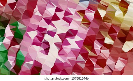 Geometric design. Colorful gradient mosaic background. Geometric triangle, mosaic, abstract background. Mosaic, color background. Mosaic texture. The effect of stained glass. EPS 10 Vector