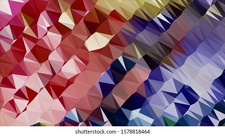 Geometric design. Colorful gradient mosaic background. Geometric triangle, mosaic, abstract background. Mosaic, color background. Mosaic texture. The effect of stained glass. EPS 10 Vector