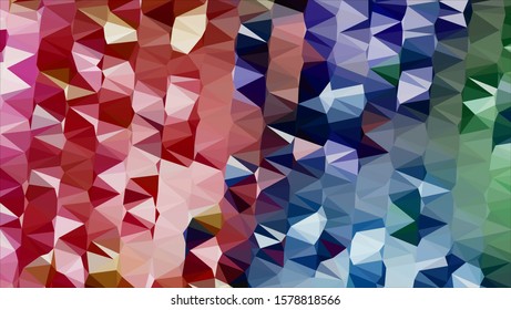 Geometric design. Colorful gradient mosaic background. Geometric triangle, mosaic, abstract background. Mosaic, color background. Mosaic texture. The effect of stained glass. EPS 10 Vector