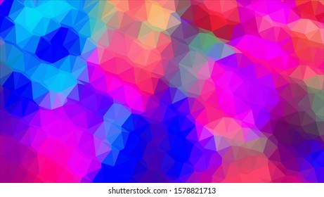 Geometric design. Colorful gradient mosaic background. Geometric triangle, mosaic, abstract background. Mosaic, color background. Mosaic texture. The effect of stained glass. EPS 10 Vector