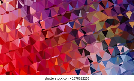 Geometric design. Colorful gradient mosaic background. Geometric triangle, mosaic, abstract background. Mosaic, color background. Mosaic texture. The effect of stained glass. EPS 10 Vector