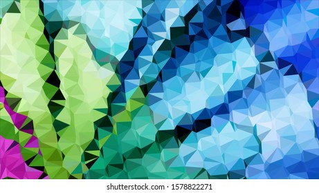 Geometric design. Colorful gradient mosaic background. Geometric triangle, mosaic, abstract background. Mosaic, color background. Mosaic texture. The effect of stained glass. EPS 10 Vector
