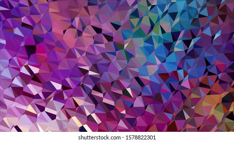 Geometric design. Colorful gradient mosaic background. Geometric triangle, mosaic, abstract background. Mosaic, color background. Mosaic texture. The effect of stained glass. EPS 10 Vector