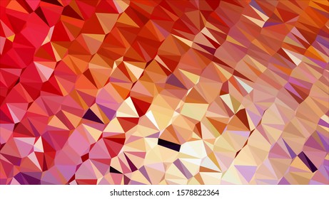 Geometric design. Colorful gradient mosaic background. Geometric triangle, mosaic, abstract background. Mosaic, color background. Mosaic texture. The effect of stained glass. EPS 10 Vector