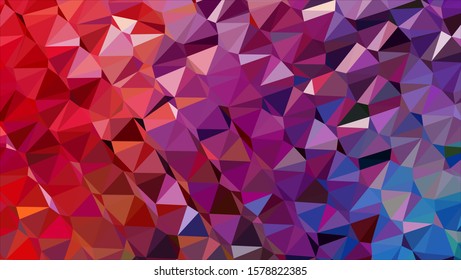Geometric design. Colorful gradient mosaic background. Geometric triangle, mosaic, abstract background. Mosaic, color background. Mosaic texture. The effect of stained glass. EPS 10 Vector