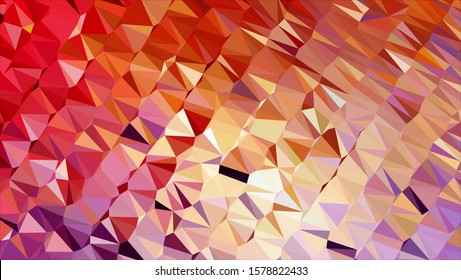 Geometric design. Colorful gradient mosaic background. Geometric triangle, mosaic, abstract background. Mosaic, color background. Mosaic texture. The effect of stained glass. EPS 10 Vector