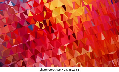 Geometric design. Colorful gradient mosaic background. Geometric triangle, mosaic, abstract background. Mosaic, color background. Mosaic texture. The effect of stained glass. EPS 10 Vector