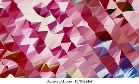 Geometric design. Colorful gradient mosaic background. Geometric triangle, mosaic, abstract background. Mosaic, color background. Mosaic texture. The effect of stained glass. EPS 10 Vector