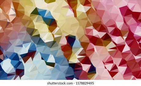 Geometric design. Colorful gradient mosaic background. Geometric triangle, mosaic, abstract background. Mosaic, color background. Mosaic texture. The effect of stained glass. EPS 10 Vector