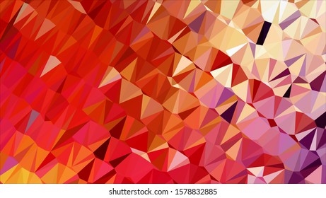 Geometric design. Colorful gradient mosaic background. Geometric triangle, mosaic, abstract background. Mosaic, color background. Mosaic texture. The effect of stained glass. EPS 10 Vector