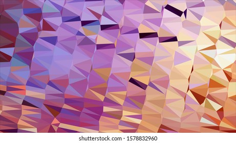 Geometric design. Colorful gradient mosaic background. Geometric triangle, mosaic, abstract background. Mosaic, color background. Mosaic texture. The effect of stained glass. EPS 10 Vector