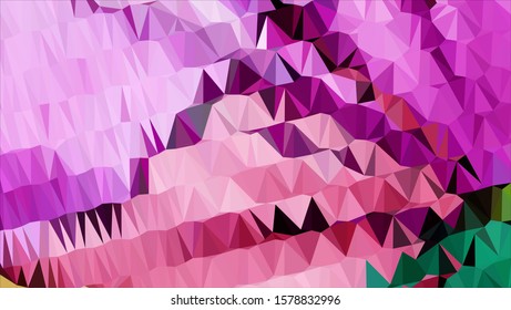 Geometric design. Colorful gradient mosaic background. Geometric triangle, mosaic, abstract background. Mosaic, color background. Mosaic texture. The effect of stained glass. EPS 10 Vector