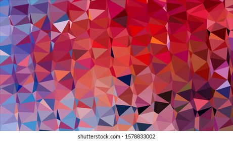 Geometric design. Colorful gradient mosaic background. Geometric triangle, mosaic, abstract background. Mosaic, color background. Mosaic texture. The effect of stained glass. EPS 10 Vector