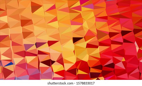 Geometric design. Colorful gradient mosaic background. Geometric triangle, mosaic, abstract background. Mosaic, color background. Mosaic texture. The effect of stained glass. EPS 10 Vector