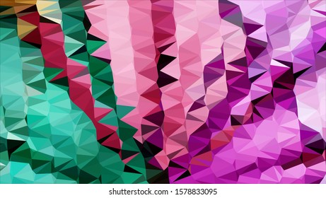 Geometric design. Colorful gradient mosaic background. Geometric triangle, mosaic, abstract background. Mosaic, color background. Mosaic texture. The effect of stained glass. EPS 10 Vector