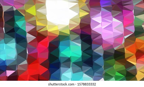 Geometric design. Colorful gradient mosaic background. Geometric triangle, mosaic, abstract background. Mosaic, color background. Mosaic texture. The effect of stained glass. EPS 10 Vector
