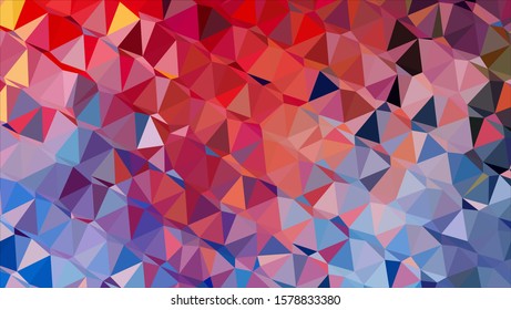 Geometric design. Colorful gradient mosaic background. Geometric triangle, mosaic, abstract background. Mosaic, color background. Mosaic texture. The effect of stained glass. EPS 10 Vector