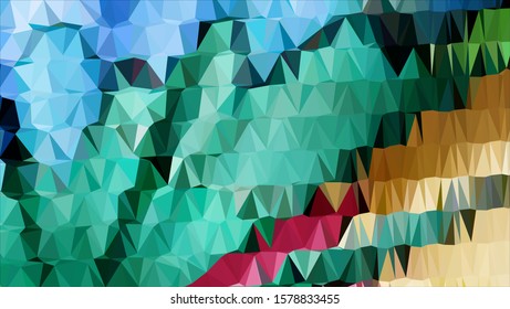 Geometric design. Colorful gradient mosaic background. Geometric triangle, mosaic, abstract background. Mosaic, color background. Mosaic texture. The effect of stained glass. EPS 10 Vector