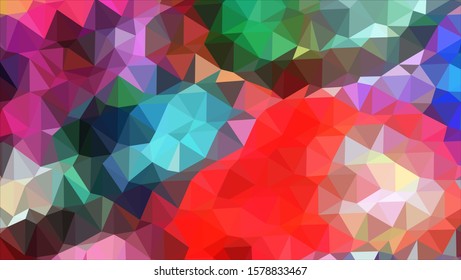 Geometric design. Colorful gradient mosaic background. Geometric triangle, mosaic, abstract background. Mosaic, color background. Mosaic texture. The effect of stained glass. EPS 10 Vector