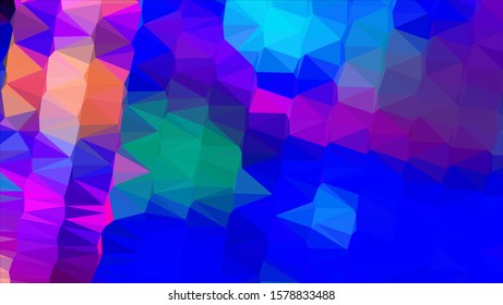 Geometric design. Colorful gradient mosaic background. Geometric triangle, mosaic, abstract background. Mosaic, color background. Mosaic texture. The effect of stained glass. EPS 10 Vector