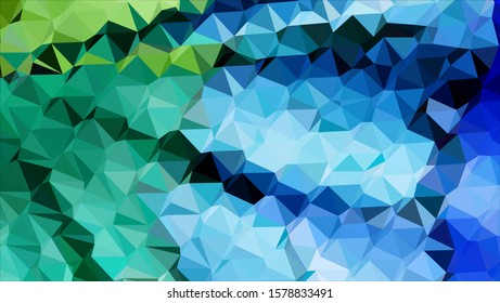 Geometric design. Colorful gradient mosaic background. Geometric triangle, mosaic, abstract background. Mosaic, color background. Mosaic texture. The effect of stained glass. EPS 10 Vector