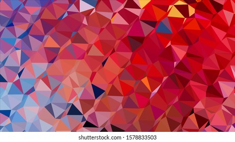 Geometric design. Colorful gradient mosaic background. Geometric triangle, mosaic, abstract background. Mosaic, color background. Mosaic texture. The effect of stained glass. EPS 10 Vector