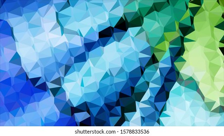 Geometric design. Colorful gradient mosaic background. Geometric triangle, mosaic, abstract background. Mosaic, color background. Mosaic texture. The effect of stained glass. EPS 10 Vector