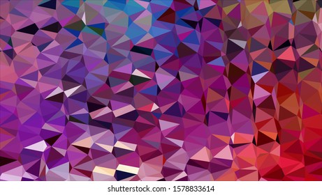 Geometric design. Colorful gradient mosaic background. Geometric triangle, mosaic, abstract background. Mosaic, color background. Mosaic texture. The effect of stained glass. EPS 10 Vector