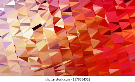 Geometric design. Colorful gradient mosaic background. Geometric triangle, mosaic, abstract background. Mosaic, color background. Mosaic texture. The effect of stained glass. EPS 10 Vector