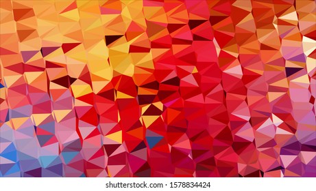 Geometric design. Colorful gradient mosaic background. Geometric triangle, mosaic, abstract background. Mosaic, color background. Mosaic texture. The effect of stained glass. EPS 10 Vector